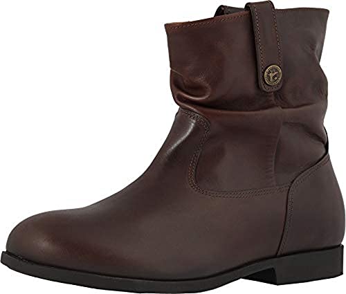 Birkenstock Sarnia Boots, Nl Espresso Natural Leather, 4.5 UK 37 EU Narrow 6 US