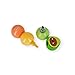 Legami - 3 in 1 Highlighter, Pastel Colours, Green, Yellow, Orange, Quick Dry, Avocado Theme