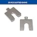 CGLTD Stainless Steel Slotted Shim Replacement Pack, Size A, 2