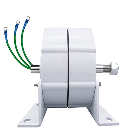 Generador de imán permanente sin engranajes de 800 W para conservación del agua y energía eólica, 12 V, 24 V, 48 V, baja RPM 300 rpm, solución de energía doméstica