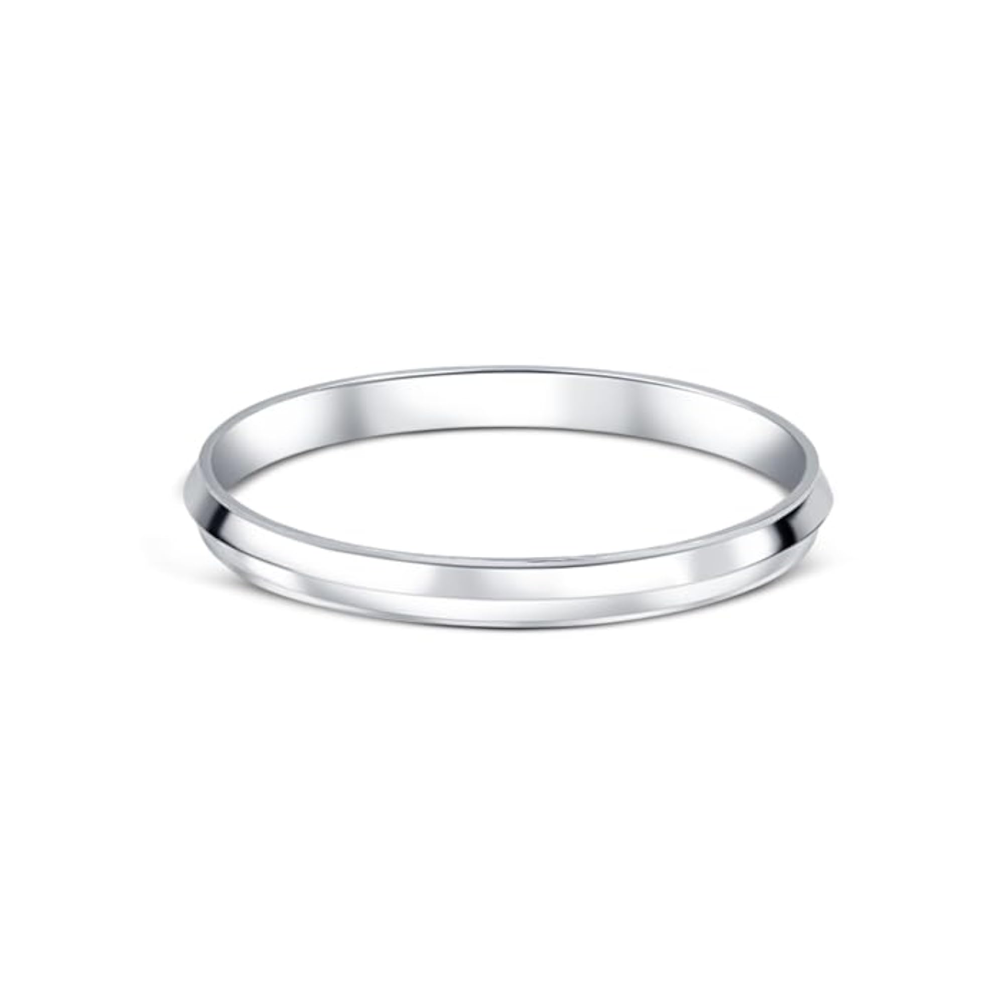 Kids' Pure 925 Sterling Silver Kada, Amritsari Design