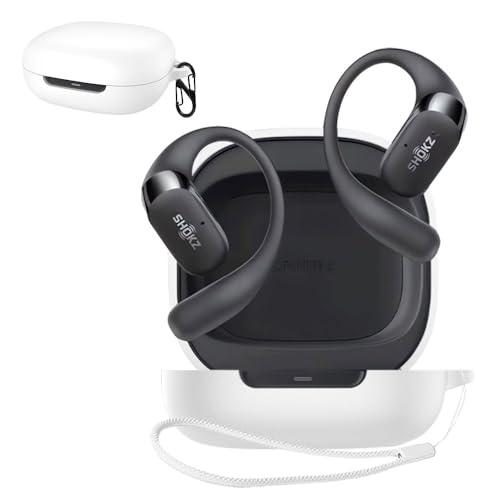 For Shokz OpenFit 2 P[X [HVUYAL] h~p̃tbN𓋍ڂ y LYh~ ho ɂ _炩ȃVJQ̃X|[cN[ȃfUC Ռ z X \tg P[XJo[ h~ی(zCg)