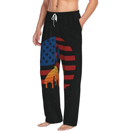 Pantalon pyjama homme flanelle douce taille elastique - 2