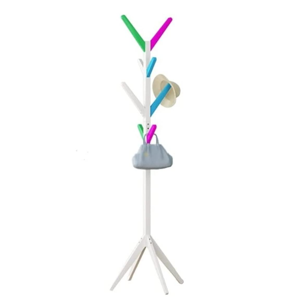 IWENZHKPA Coat Rack Modern Creative Coat Rack Household Floor-standing Stand Multifunctional Clothes Storage Freestanding(B)