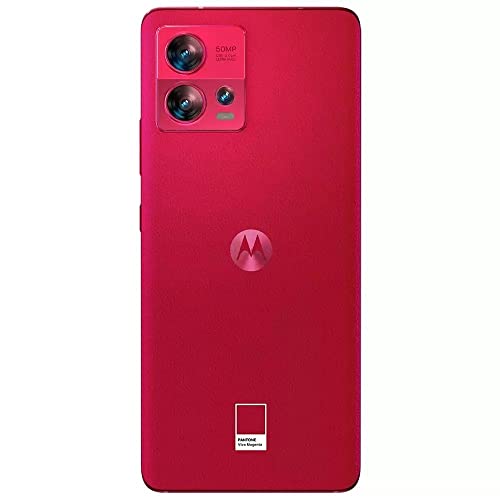 Smartphone Motorola Edge 30 Fusion 5G 256 GB 8 GB RAM Viva Magenta - Couro vegano