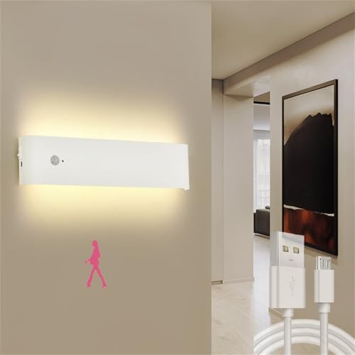 Iluminación de pared para dormitorio o comedor con lámpara acrílica de ambiente cálido