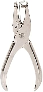 Single Hole Punch Single Hole Pliers Punch One Hole Chrome Metal Perforator for Paper and Card Gift Tag