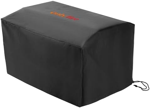 ONLYFIRE GRILLS 25.5" BBQ Cover for Onlyfire Grill, Cuisinart, Royal Gourmet, Blackstone, Pit Boss, Martin, Coleman, ONLYFIRE Gas Grill GS307 GS309, Outdoor Barbecue Smoker Covers, Waterproof CV700