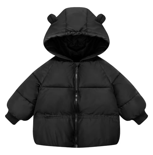 Happy Cherry Toddler Boys Girls Winter Coats Lightweight Puffer Jacket Long Sleeve Hooded Down Coat Outerwear