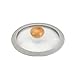 Produktbild Mit Silikonrand, Milchglas, transparenter Topfdeckel, Pfannen, Wok, Ersatz-Topfdeckel, 19 cm