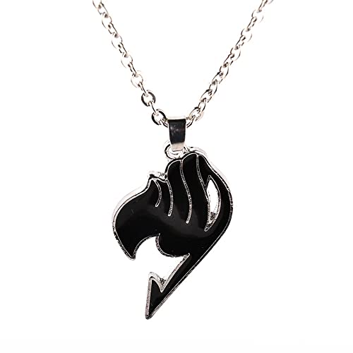 REOZIGN Collar Colgante Fairy Tail De Animación Japonesa, Regalo De Cosplay Para Hombres Y Mujeres, Joyería, Accesorios, Fairy Tail, One Size, Acero aleado, No es una piedra preciosa Sin gema NO