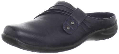 Easy Street Women's Holly Mule,Navy,6 N US