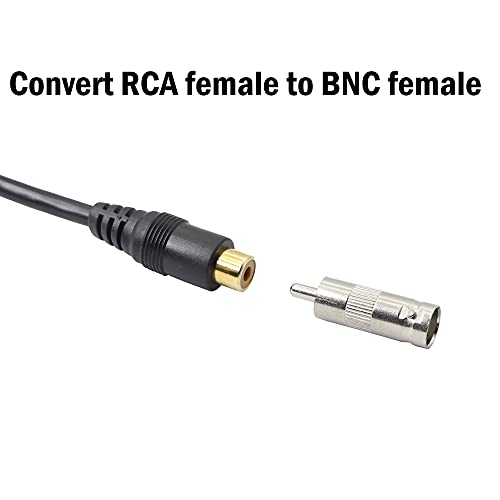 Adaptador BNC hembra a RCA macho para CCTV (5 unidades) miniatura 4