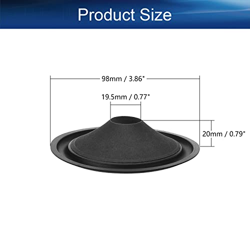 Image of Heyiarbeit 10pcs Hole Plugs 7 /8 inch / 22mm Nylon Plastic Round Snap in Type Locking Hole Tube Furniture Fencing Post Pipe Insert End Caps Black Tone