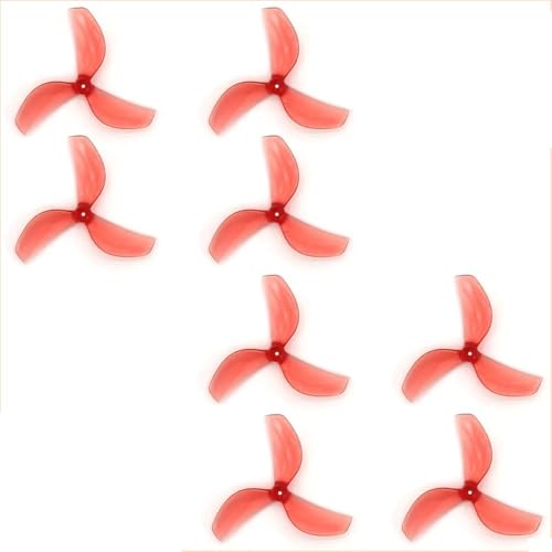 Hélices PC 45mm 3 pales avec alésage 1mm pour drone FPV