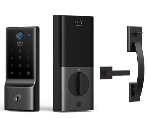 eufy Security Smart Lock C220 Pack with Square Door Handle