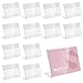 30pcs Mini Porta Cartellini Display Mini Supporti a Forma di L per Visualizzare i Prezzi Porta Etichette In Acrilico Trasparente Porta Prezzi per Scaffali,Panetterie,Negozi di Alimentari (6 * 4.3 cm)