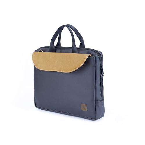Image of RL compact waterproof coated canvas Laptop messenger bag