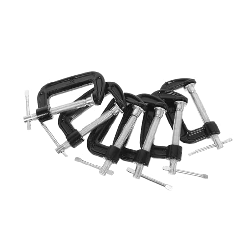 NULYLU 6 Piezas Herramientas de Sujeción Rápida para Carpintería y Proyectos de Diy Fijas y Resistentes Eficiencia Montaje y Soldadura