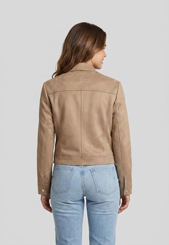 Blouson court suédine femme - vue 10