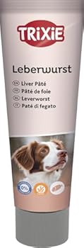 TRIXIE Hundeleckerli PREMIO Hunde-Leberwurst 110g - Premium Leckerlis f&uumlr Hunde glutenfrei - ohne Getreide & Zucker schmack