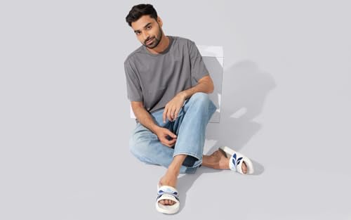 Image of Neeman's Breather Slides for Men | Open Toe Indoor & Outdoor Slippers for Boys | Comfortable & Flexible