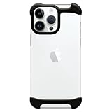 Arc Pulse Designed for iPhone 14 Pro Phone Case (2023), Sleek Minimalist Protective Shock Absorption Aerospace Grade Aluminum Shells + Elastomer Inlays Easy Fit 6.12 inch (Aluminum Matte Black)