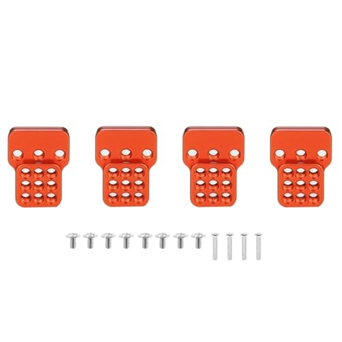 RC�N���[���[�p�A�b�v�O���[�h�p�[�c For WPL C14 C24 C34 C44 C54 For MN D90 For MN99S ���������\�ȃV���b�N�A�u�\�[�o�[�}�E���g�u���P�b�g�G�N�X�e���_�[�V�[�g RC �J�[���i(Red)