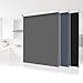 Produktbild Verdunklungsrollo Thermo Rollos Klemmfix ohne Bohren 90x130cm(BxH) Dunkelgrau Verdunklungsrollo Lichtundurchlässig Fensterrollo Sicht-und Sonnenschutz Wand-und Deckenmontag Rollo für Fenster und Tür