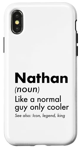 �l�C�T�� Like A Normal Guy Only Cooler Legend King �t�@�[�X�g�l�[�� �X�}�z�P�[�X iPhone X/XS �p