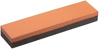 Jazooli Professional Knife Blade Sharpening India Stone Double Sided 2 in 1 Sharpener Fine Coarse Grit Whetstone Wet Stone Block Fine Coarse Sided - 20cm x 5cm x 2.5cm