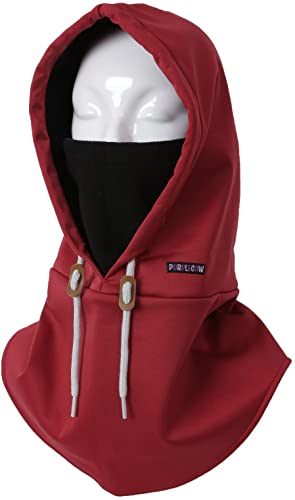 namelessage ×purplecow フードウォーマー フード付き ネックウォーマー 撥水 防風 3層フィルム入り バラクラバ age-72FB レッド サイズ スノーボード ウェア スキー 防寒 メンズ レディース バイク スノボ FB-76 DRD