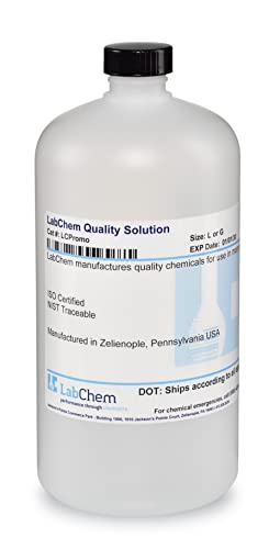 LabChem LC267402 Deionized Water, ACS Reagent Grade, ASTM Type I, 1 L Volume