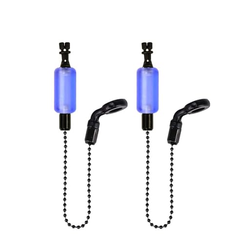 Hirisi Tackle Carpe Swinger avec indicateur de touche - Manchon amovible - 6 couleurs - Emballage individuel - Réglage de longueur (FBA-Blue-2)