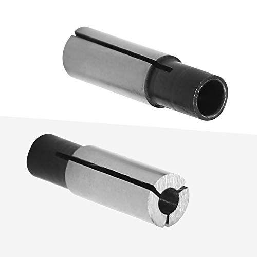 6 Packs 1/4" To 1/8" Collet Adapter For Cnc Lathe Router Cutter Milling Bit Collet Reducer #TOP5