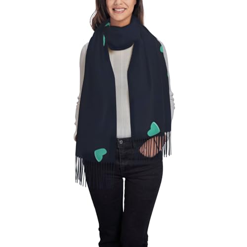 Écharpe longue tendance douce et chaude avec pompons pour homme femme
