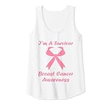 donna simple pink woman i'm a survivor breast cancer awareness canotta