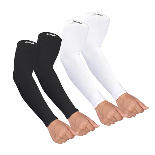 Image of Arm Sleeves for Men & Women, Sun Protection & UV Compression Hand Sleeves for Cycling, Running, Outdoor Sports & Activities, Hand Cover for Bike Riding