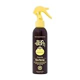 Sun Bum Sea Spray|Texturizing and Volumizing Sea Salt Spray | UV Protection With a Matte Finish | Medium Hold | For All Hair Types | 6 FL OZ Bottle, Clear (80-41025)