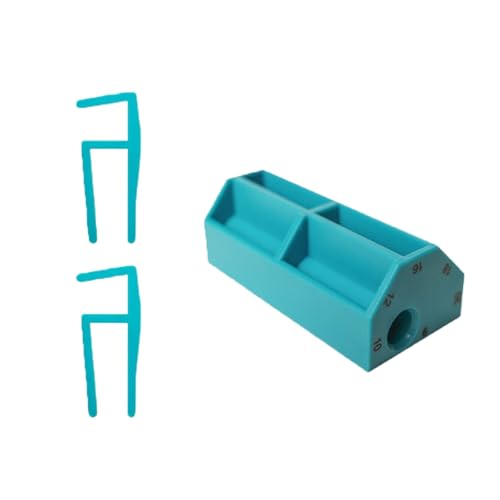 Besttoolifes Parallel Scribing Tool Woodworking Marking Gauge, ABS Plastic Carpenter Scribing Guide with Clear Scale, Multi Margin Marker with Pencil Marking Guide for(C)