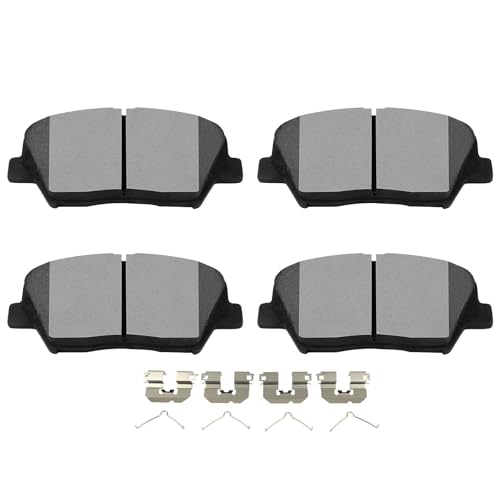 Image of SCITOO D1815 Front Ceramic Brake Pads Sets w /Hardware Replacement For Hyundai For Nexo 2019-2022,For Hyundai For Santa Fe Sport 2017-2018,For Kia For Sorento 2016-2020