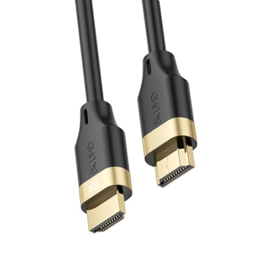 2.1 Video Cable 8K60hz 144hz Refresh 48Gbps High Speed Transfer for Dynamic PC, Gaming Screens