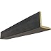 Ekena Millwork BMRS2C0100X040X216ES 2-Sided (L Rough Sawn Endurathane Faux Wood Ceiling Beam, 10"W x 4"H x 18