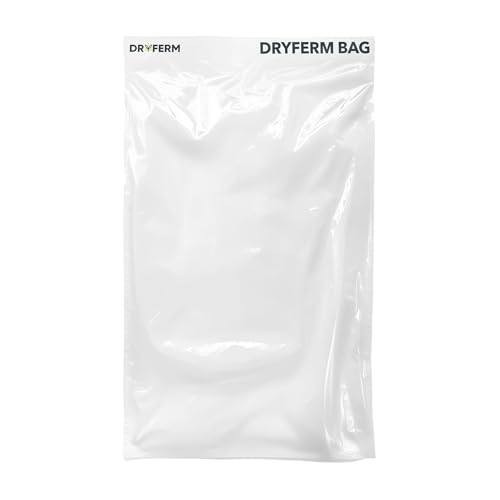 Dschinni Dryferm Trocknungsbeutel für Kräuter - 3er Set Dry Bag 30x50cm - schimmelsicher & geruchsarm trocknen curen & lagern - lebensmittelecht mit maximaler Wirkstofferhaltung - Made in Germany