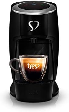 3 Corações TRES Cafeteira Espresso e Multibebida Touch Preta - 12...