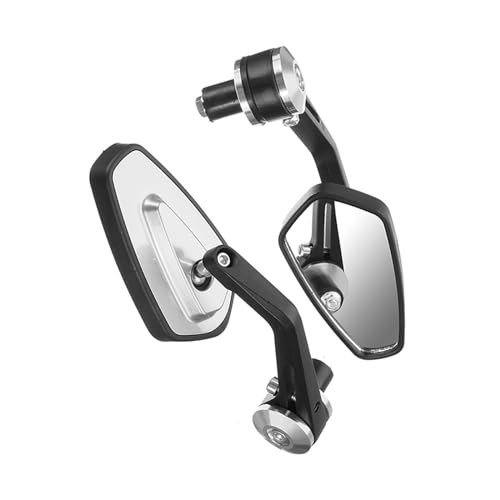 Espejos de moto universales de 22mm para rutas urbanas y viajes 3