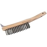 Draper tools 36176-310 millimetri spazzola metallica metallo resistente 4 fila con raschietto