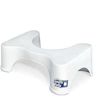 Squatty Potty Original Badezimmer Toilette Schemel, 7-Zoll Höhe, Weiß
