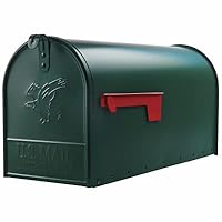 Algopix Similar Product 16 - Post Mounted Mailbox Color: Green