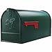 Gibraltar E1600GAM Elite Post-Mount Mailbox, Large, Green Steel - Quantity 1
